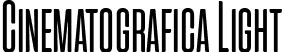 Cinematografica Light font | Cinematografica-Light-trial.ttf