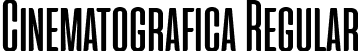 Cinematografica Regular font | Cinematografica-Regular-trial.ttf