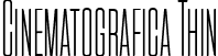 Cinematografica Thin font | Cinematografica-Thin-trial.ttf