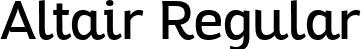 Altair Regular font | Altair-Regular-trial.ttf