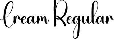 Cream Regular font | Cream.otf