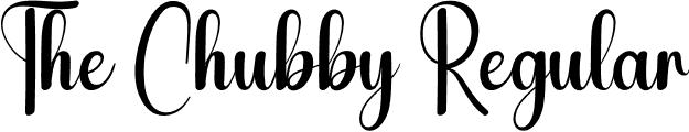 The Chubby Regular font | the-chubby.otf