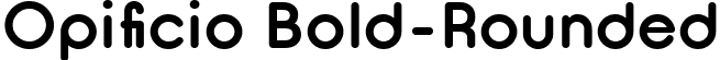 Opificio Bold-Rounded font | opificio_bold_rounded.ttf