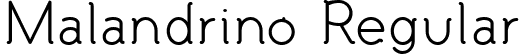 Malandrino Regular font | malandrino_regular.ttf