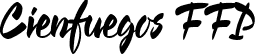 Cienfuegos FFP font | Cienfuegos_demo_font.ttf