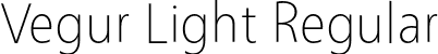 Vegur Light Regular font | Vegur-Light.otf