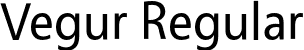 Vegur Regular font | Vegur-Regular.otf