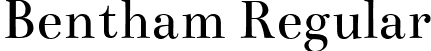 Bentham Regular font | Bentham-Regular.ttf