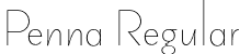 Penna Regular font | penna.otf