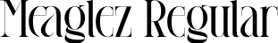 Meaglez Regular font | Meaglez.otf