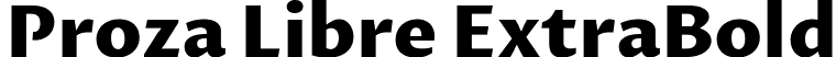 Proza Libre ExtraBold font | ProzaLibre-ExtraBold.ttf