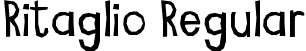 Ritaglio Regular font | Ritaglio.ttf