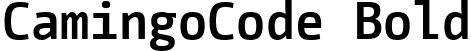 CamingoCode Bold font | CamingoCode-Bold.ttf