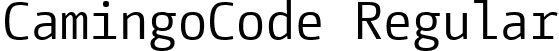 CamingoCode Regular font | CamingoCode-Regular.ttf