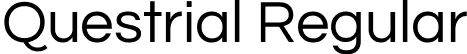 Questrial Regular font | Questrial-Regular.ttf