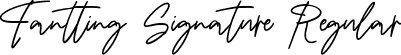 Fantting Signature Regular font | Fantting Signature.ttf