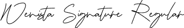 Wenista Signature Regular font | Wenista Signature.ttf