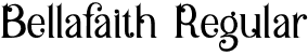 Bellafaith Regular font | Bellafaith.otf