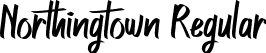 Northingtown Regular font | Northingtown Demo.ttf