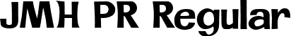 JMH PR Regular font | JMH PR.ttf