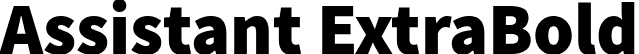 Assistant ExtraBold font | Assistant-ExtraBold.ttf