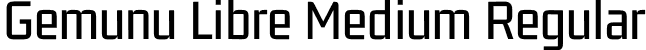 Gemunu Libre Medium Regular font | GemunuLibre-Medium.otf