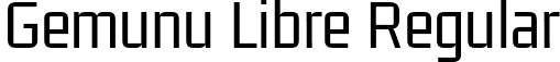 Gemunu Libre Regular font | GemunuLibre-Regular.ttf