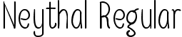 Neythal Regular font | neythal-regular.ttf