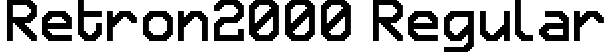 Retron2000 Regular font | Retron2000.ttf