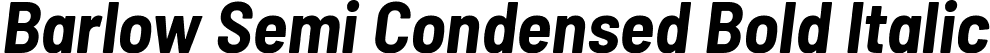 Barlow Semi Condensed Bold Italic font | BarlowSemiCondensed-BoldItalic.ttf