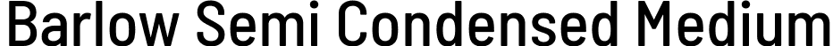 Barlow Semi Condensed Medium font | BarlowSemiCondensed-Medium.ttf