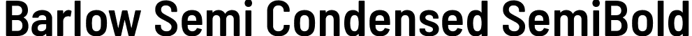 Barlow Semi Condensed SemiBold font | BarlowSemiCondensed-SemiBold.ttf