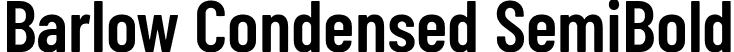 Barlow Condensed SemiBold font | BarlowCondensed-SemiBold.ttf