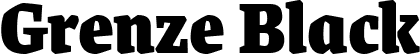 Grenze Black font | Grenze-Black.ttf