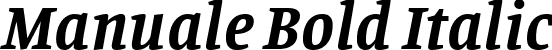 Manuale Bold Italic font | Manuale-BoldItalic.ttf