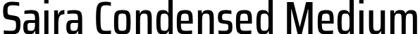 Saira Condensed Medium font | SairaCondensed-Medium.ttf