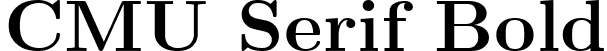 CMU Serif Bold font | cmunbx.ttf