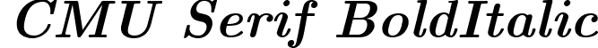 CMU Serif BoldItalic font | cmunbi.ttf