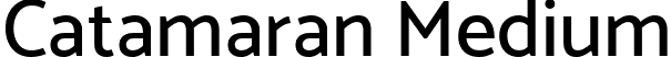 Catamaran Medium font | Catamaran-Medium.ttf