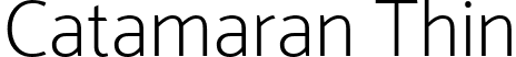 Catamaran Thin font | Catamaran-Thin.ttf