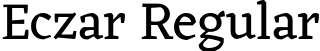 Eczar Regular font | Eczar-Regular.ttf