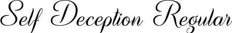 Self Deception Regular font | Self Deception - TTF.ttf