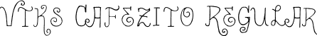 Vtks Cafezito Regular font | Vtks Cafezito.ttf