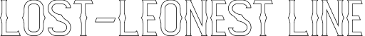 Lost-Leonest Line font | Lost-Leonest-Line.otf