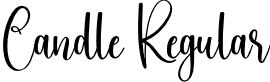 Candle Regular font | Candle.otf