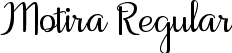 Motira Regular font | Motira Regular.otf