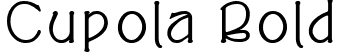 Cupola Bold font | CupolaBold.ttf