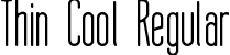 Thin Cool Regular font | Thin Cool.ttf