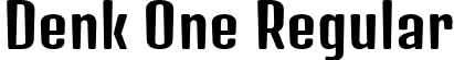 Denk One Regular font | DenkOne-Regular.ttf