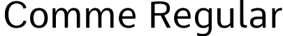 Comme Regular font | Comme-Regular (1).ttf